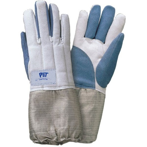 Electric sabre washable glove Blue-Grey 350N